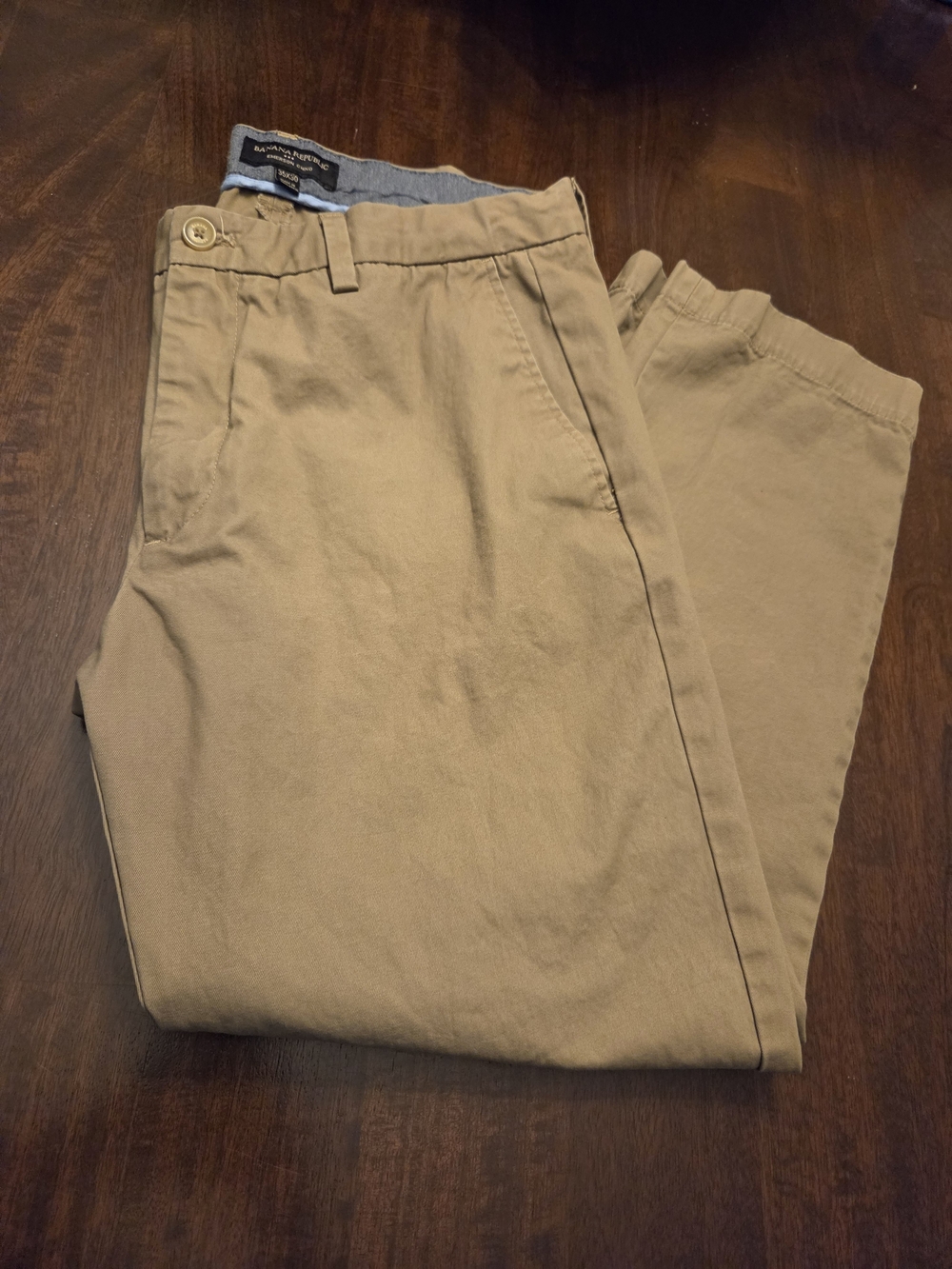 Banana Republic Tan Chino Pants